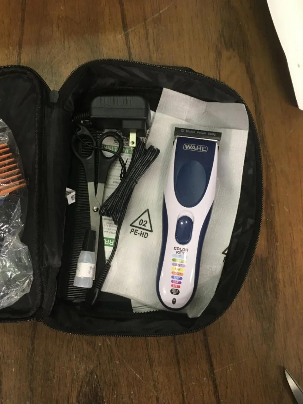 Wahl Color Pro Cordless Rechargeable Hair Clipper & Trimmer – Easy Color-Coded